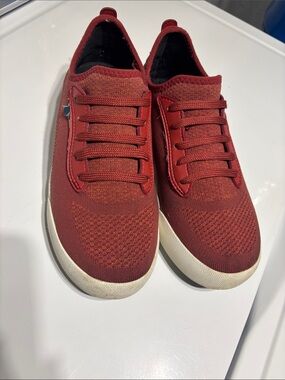 VESSI Weekend Slip-On Sneakers in Red